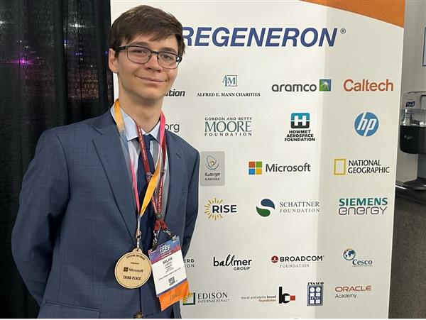  Regeneron International Science & Engineering Fair (ISEF) Milan Lustig Wins 3rd place