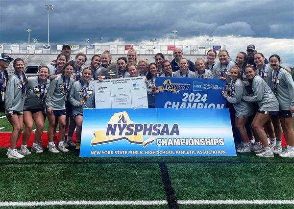  Girls Varsity Lacrosse Team and their coaches... 2024 NY STATE CHAMPIONS!!!
